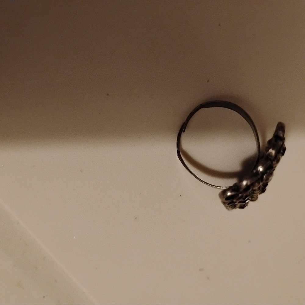 Adjustable Ring Rhinestone Ladies - Picture 3 of 5